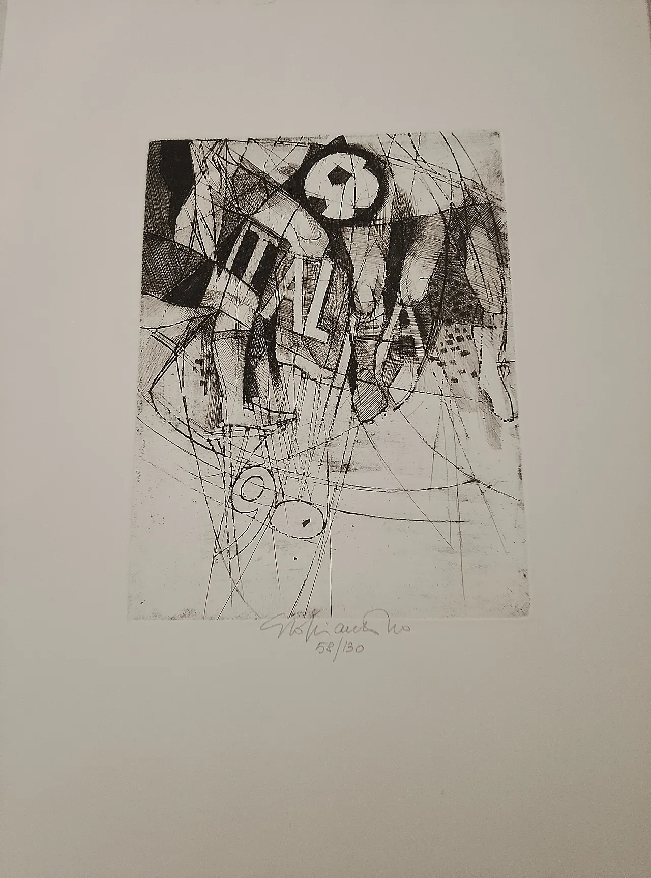 Etchings "Italia 90" by Giacomo Soffiantino 2